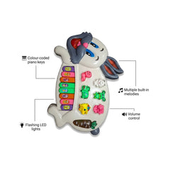 Kids Musical Rabbit Toy – Interactive Learning Piano for Toddlers
