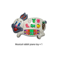 Kids Musical Rabbit Toy – Interactive Learning Piano for Toddlers