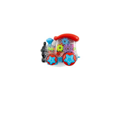 Musical Train Toy with Flashing Lights & Moving Gears for Toddlers
