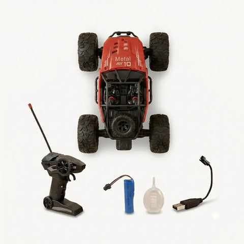 RC Rock Crawler Car – USB Rechargeable Off-Road Toy for Kids