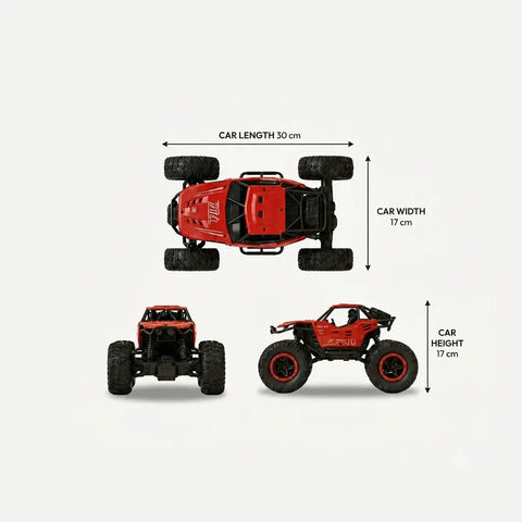 RC Rock Crawler Car – USB Rechargeable Off-Road Toy for Kids