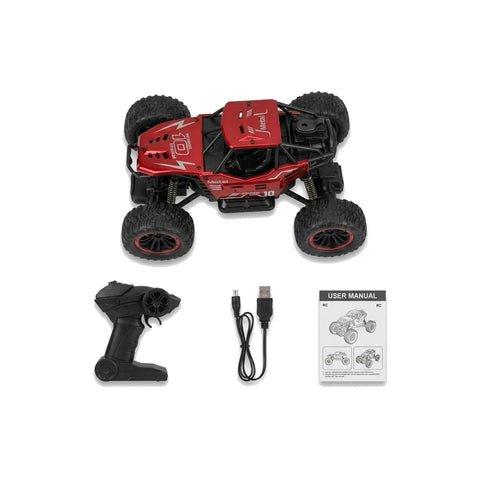 RC Rock Crawler Car – USB Rechargeable Off-Road Toy for Kids