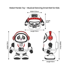 Robot Panda Toy – Musical Dancing Smart Bot for Kids