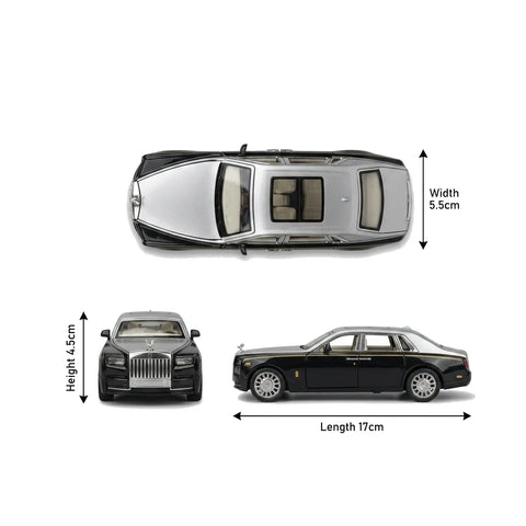 Die-Cast Luxury Car Toy with Openable Doors for Kids