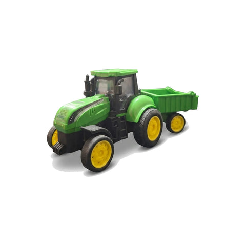Toy Tractor Trolley Set with Detachable Farm Trailer for Kids