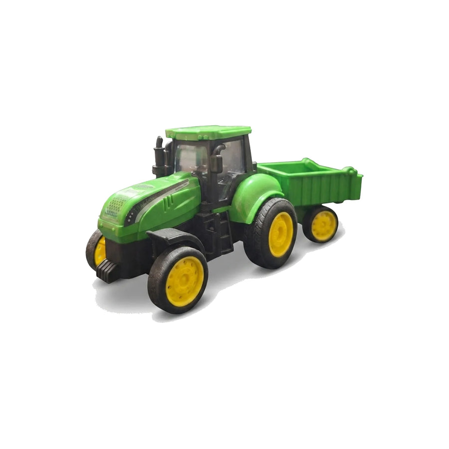 Toy Tractor Trolley Set with Detachable Farm Trailer for Kids