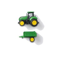 Toy Tractor Trolley Set with Detachable Farm Trailer for Kids